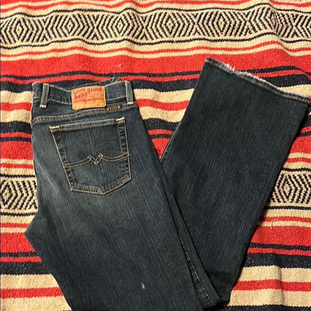 Lucky Brand Women's Boot Cut Jeans - Dark Blue